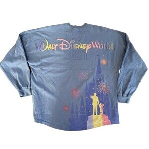 WDW 50th Anniversary Spirit Jersey October 1st Epcot Large Walt Disney World